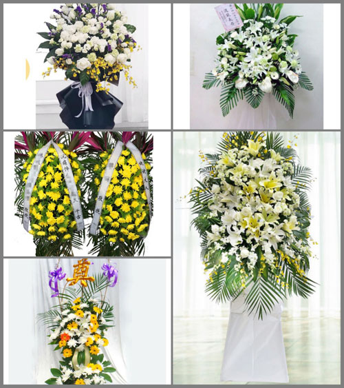 海南海口市龙华区龙泉镇占符村白事花篮预定