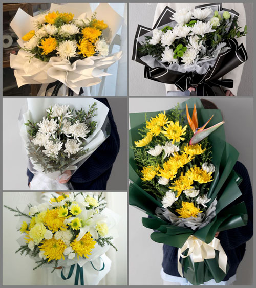 海南海口市龙华区龙泉镇占符村白事花束代送